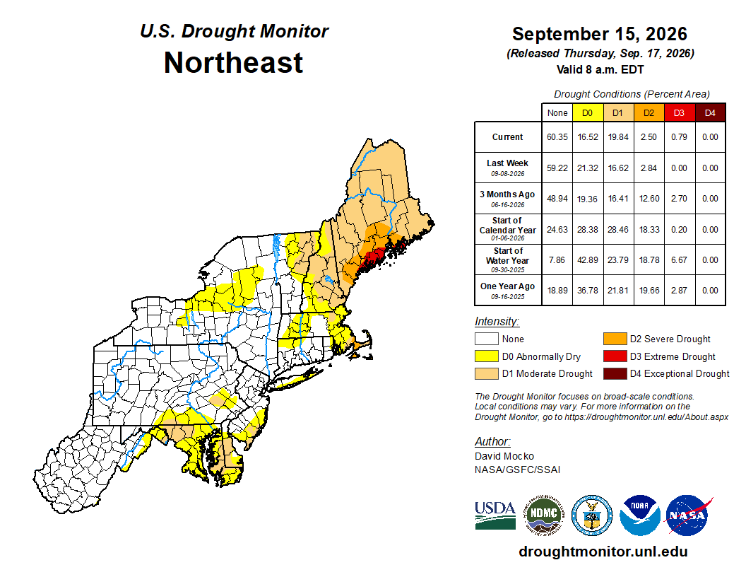 USDM map